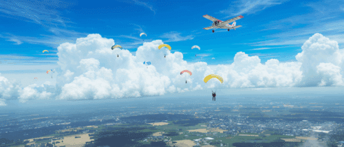 vivez une aventure inoubliable en sautant en parachute à merville, dans le nord. profitez d'un panorama à couper le souffle et laissez-vous emporter par l'adrénaline d'une expérience unique. réservez dès maintenant votre saut et créez des souvenirs mémorables!
